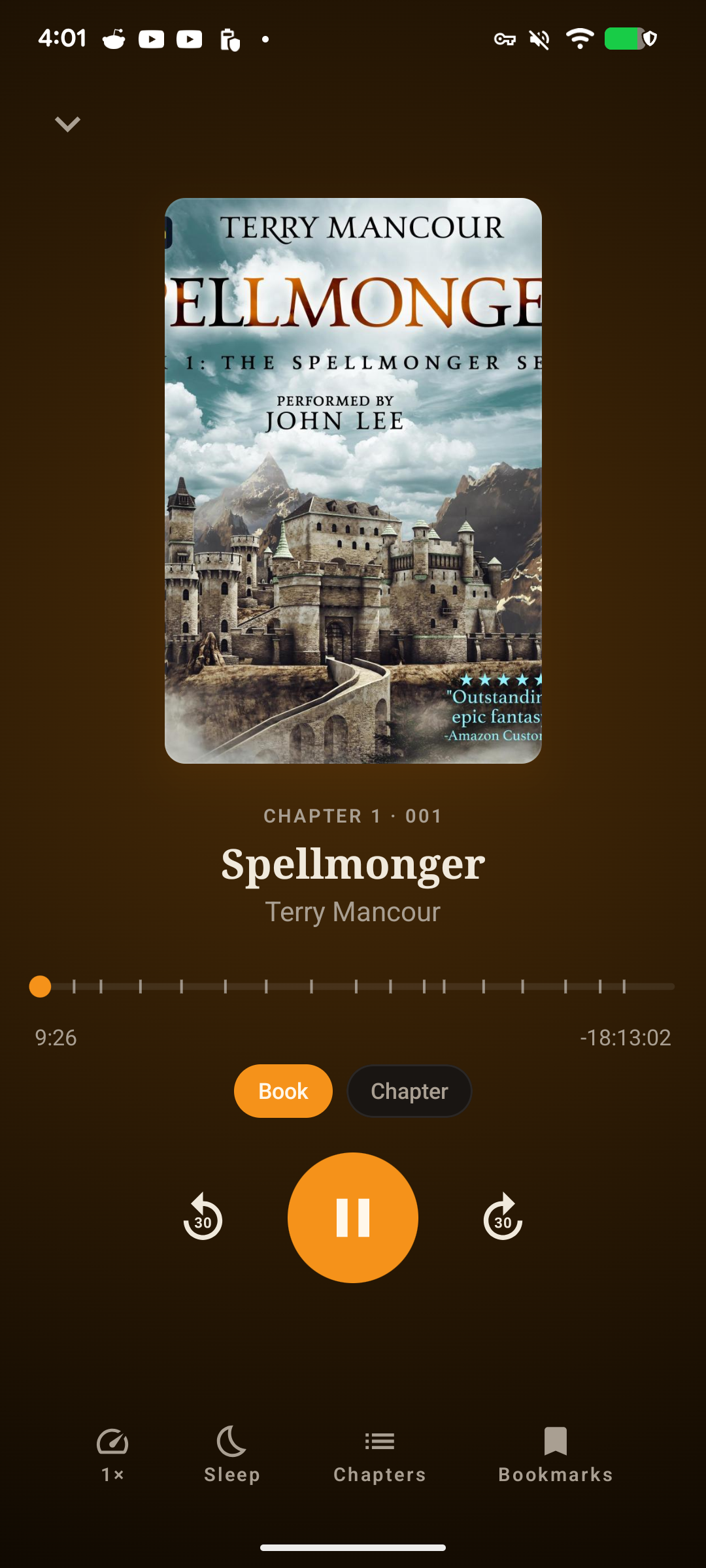 Android audiobook player