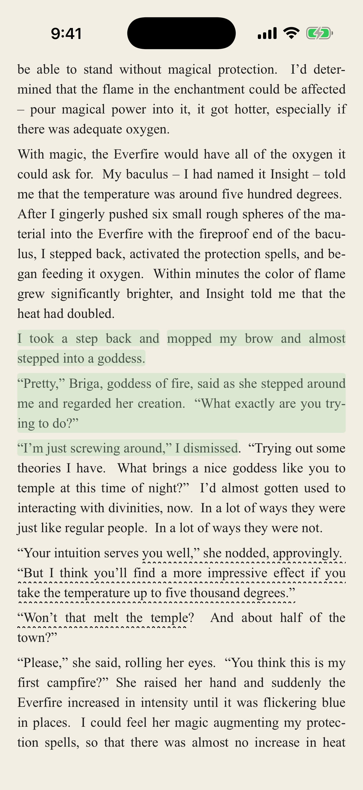 Annotations and highlights